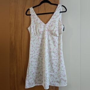 Jessica Simpson Pink Floral Silky Dress